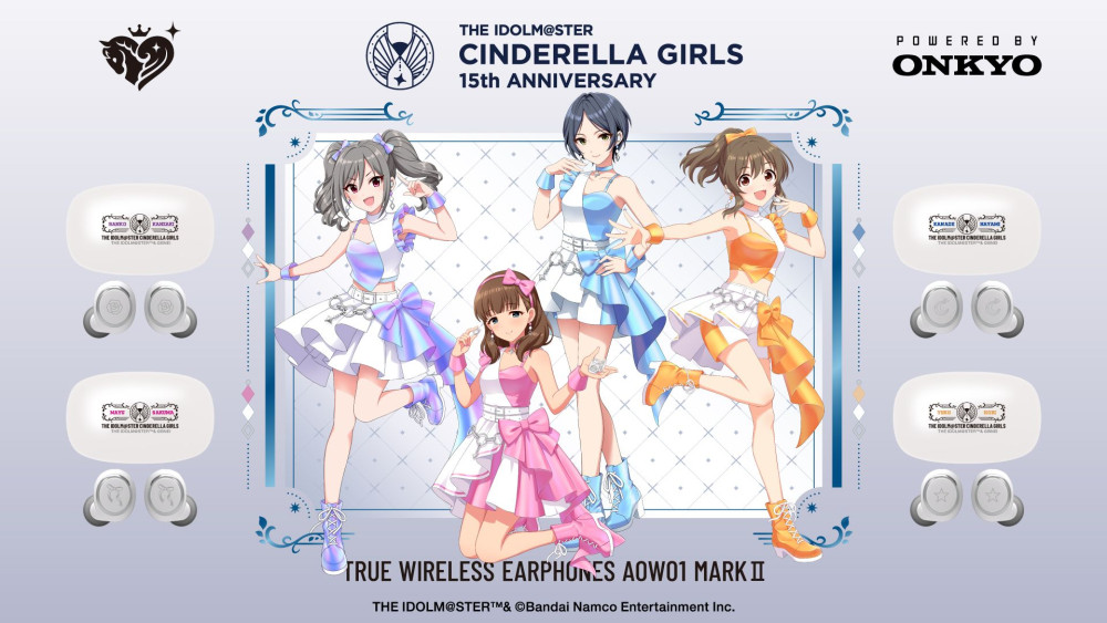 ＼8月4日(火)15：00より受注開始／『アイドルマスター シンデレラガールズ』第二弾　新規録り下ろしボイス搭載ワイヤレスイヤホン登場！